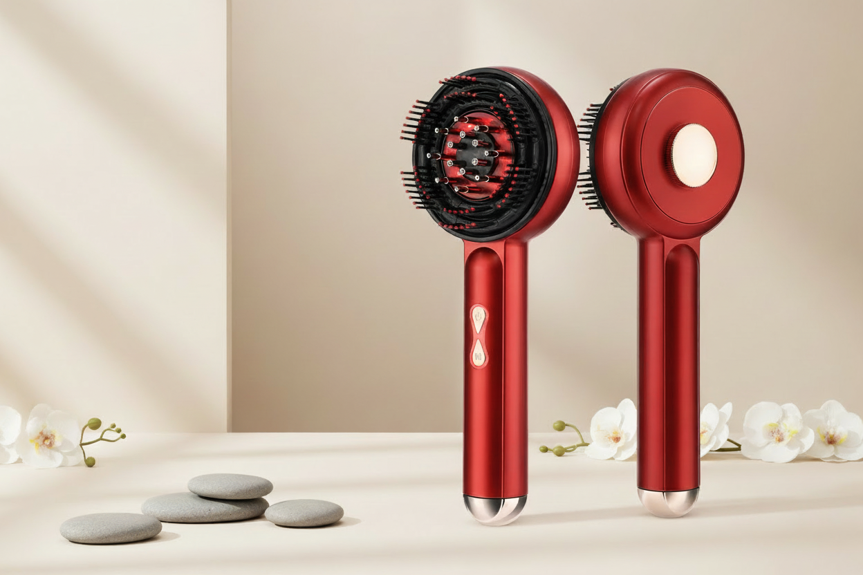 Sèche-cheveux rouge sans titre